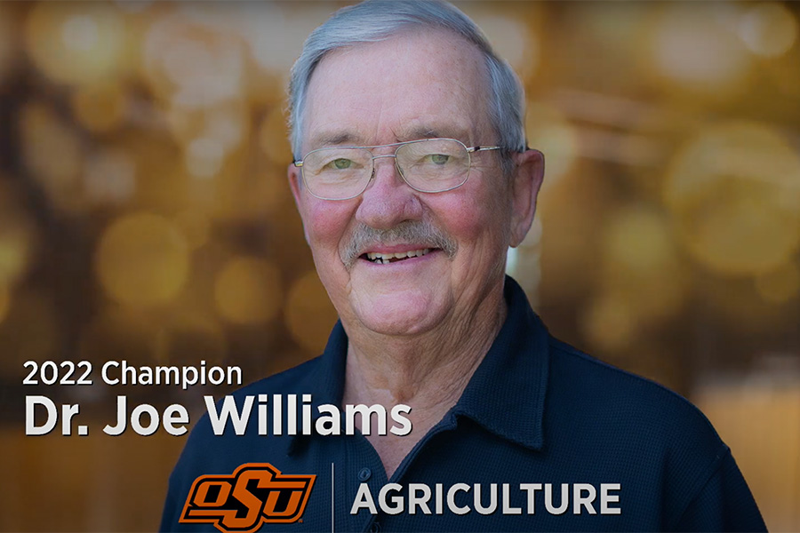 2022 OSU Agriculture Champion Joe Williams Oklahoma State University