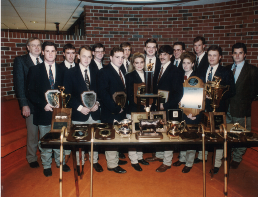 1992 Livestock Judging Team