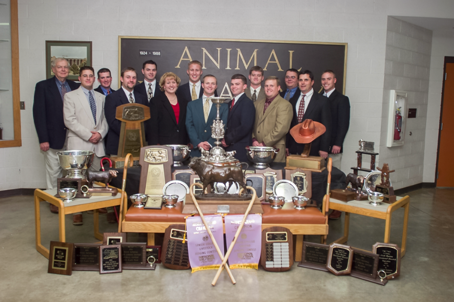 2001 Livestock Judging Team