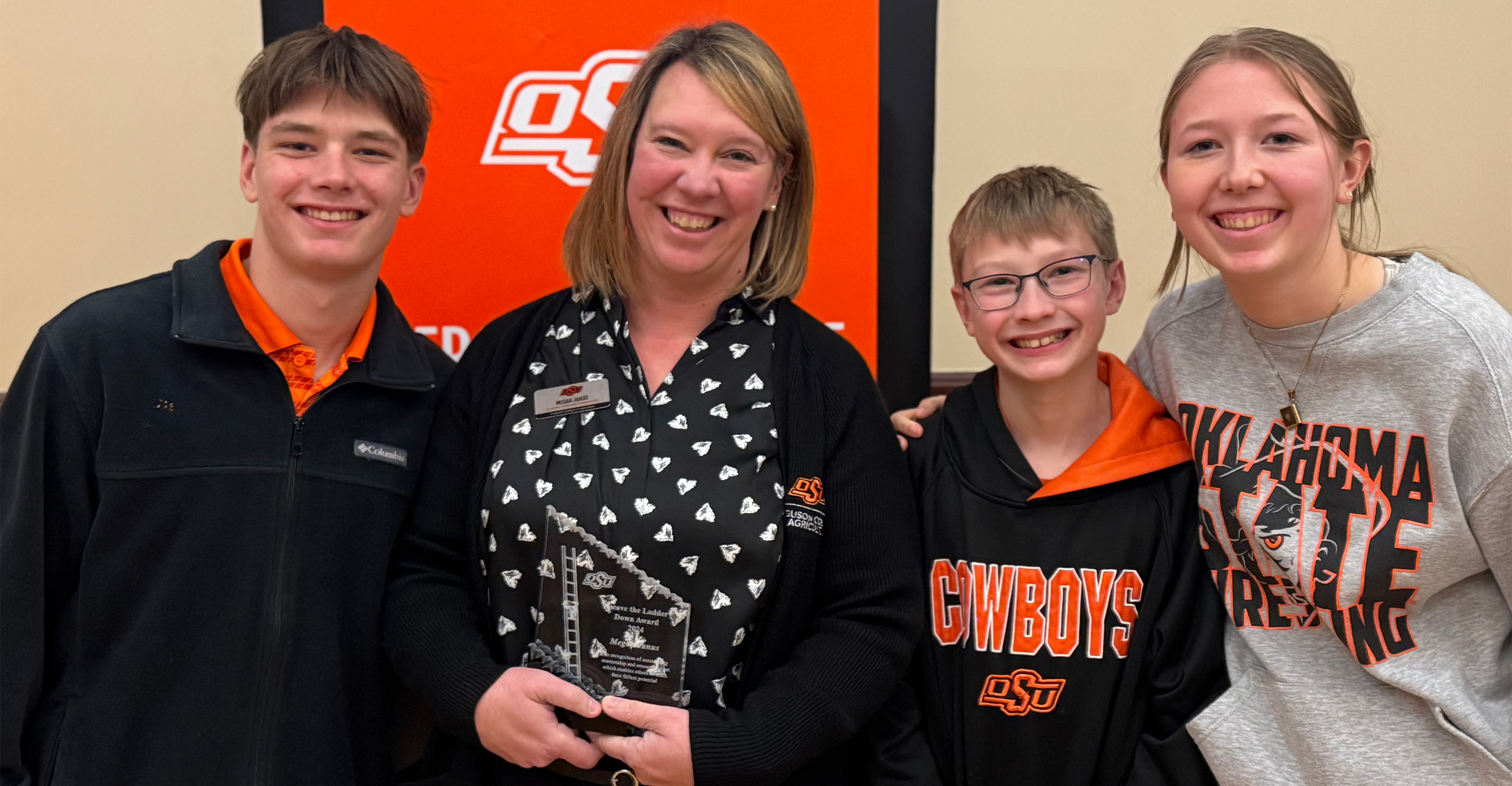 Mark, Megan, Ethan and Ashlyn Janus. 