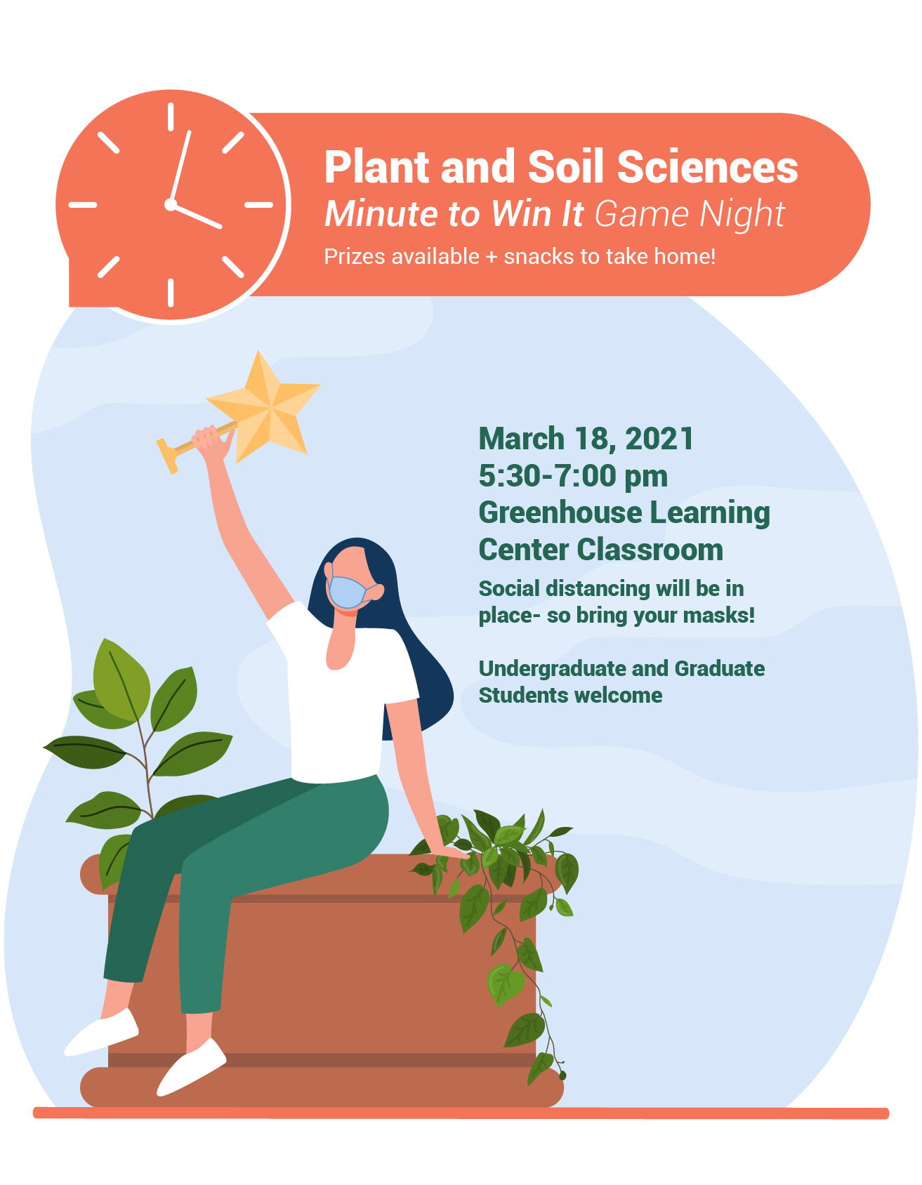 PSS GSO Minute to Win It Game Night Flyer