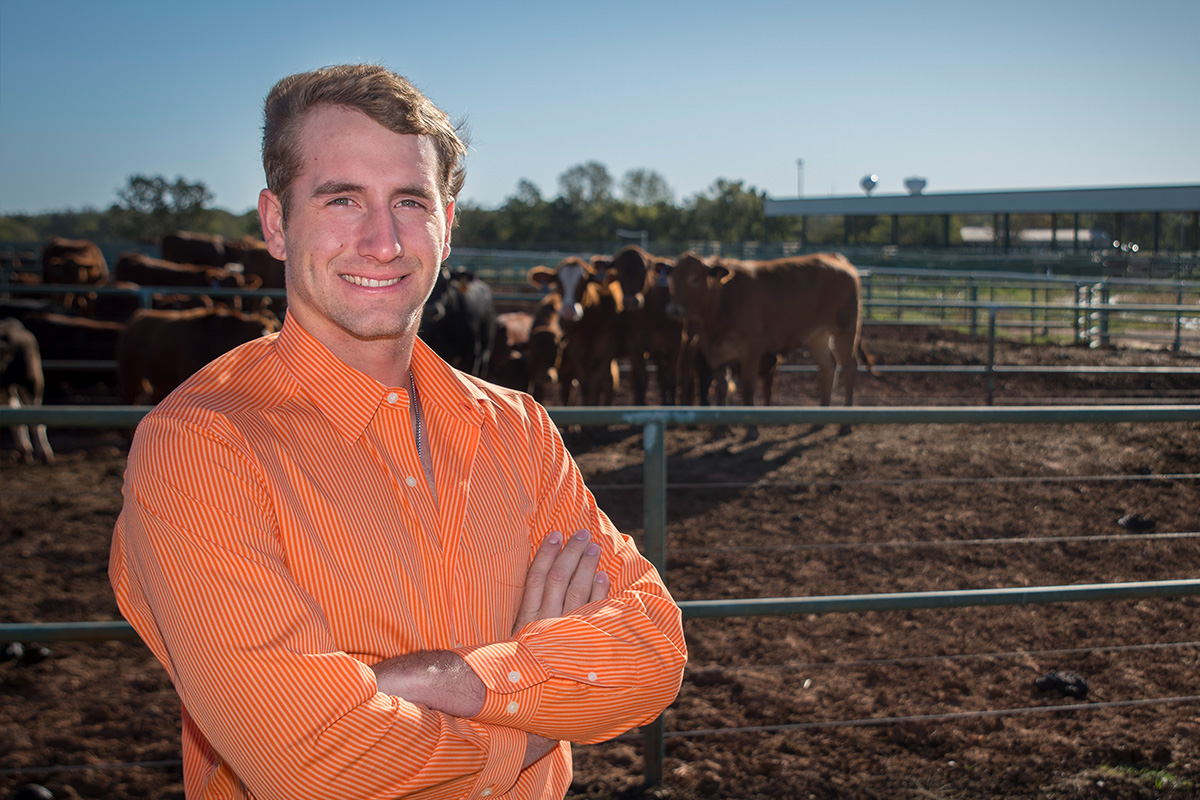 animal1.jpg Animal science student with cattle