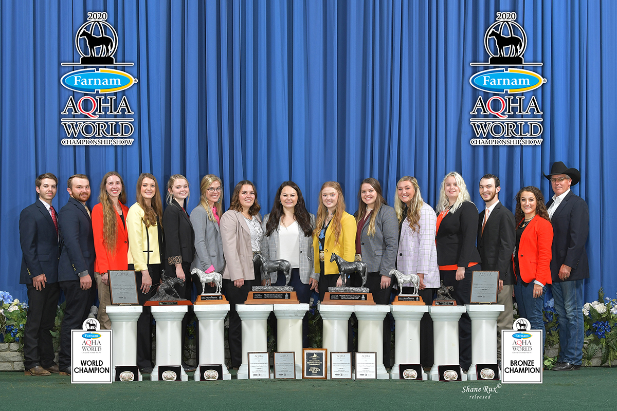 2020 Equine Judging Team