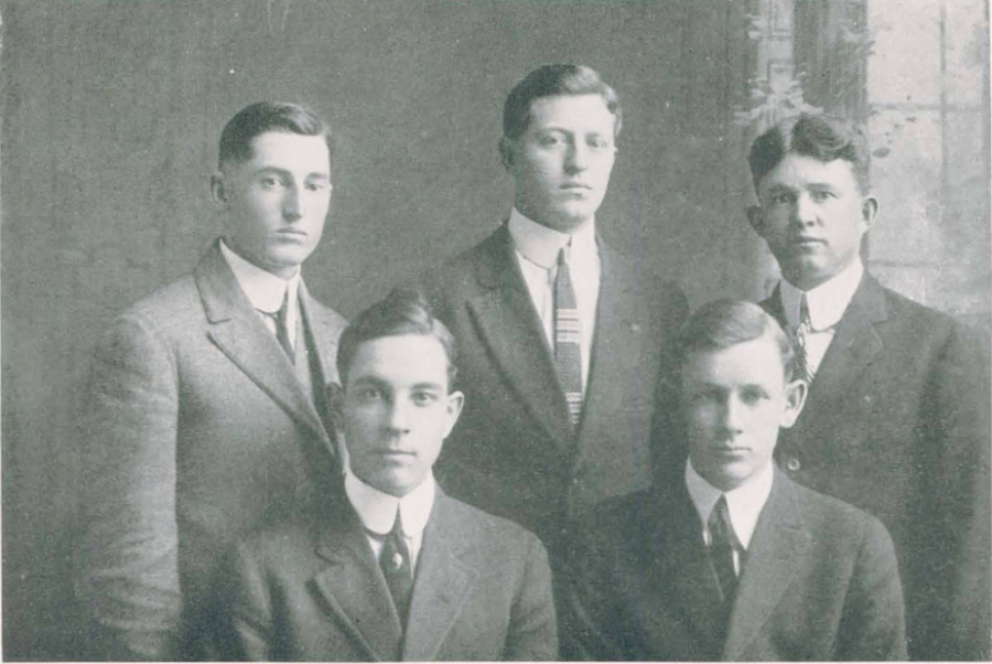 1913 Livestock Judging Team