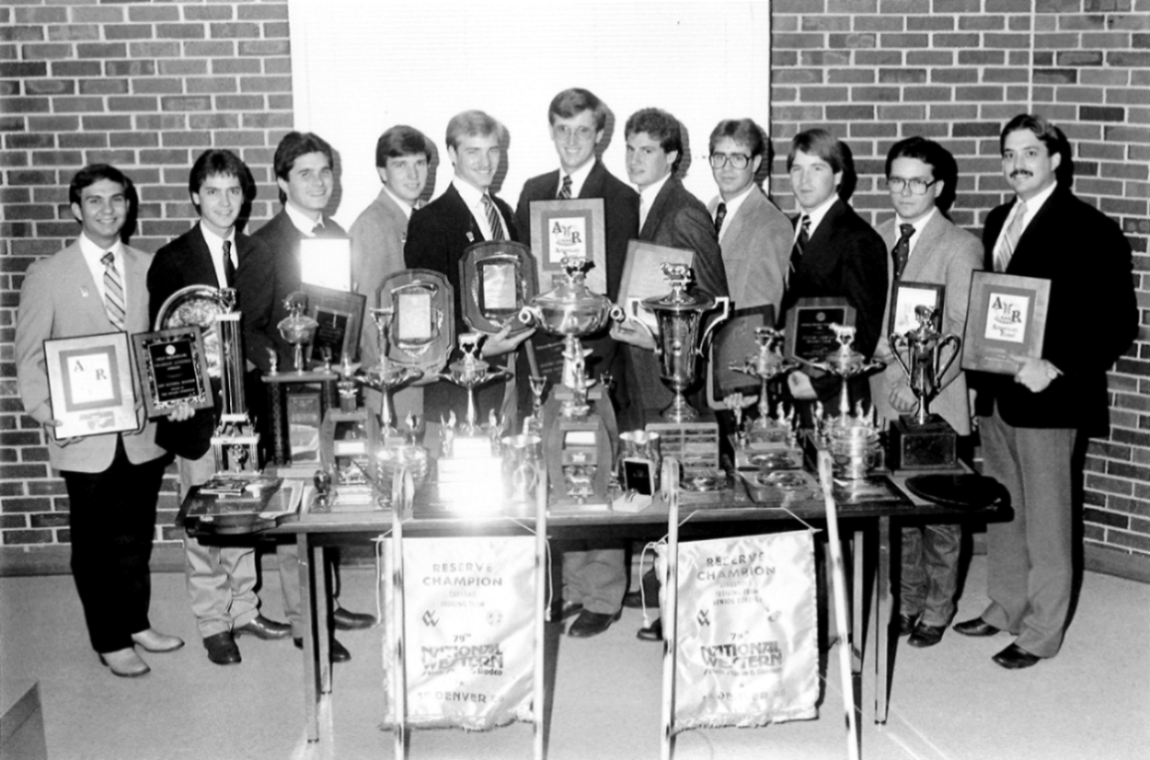 1985 Livestock Judging Team