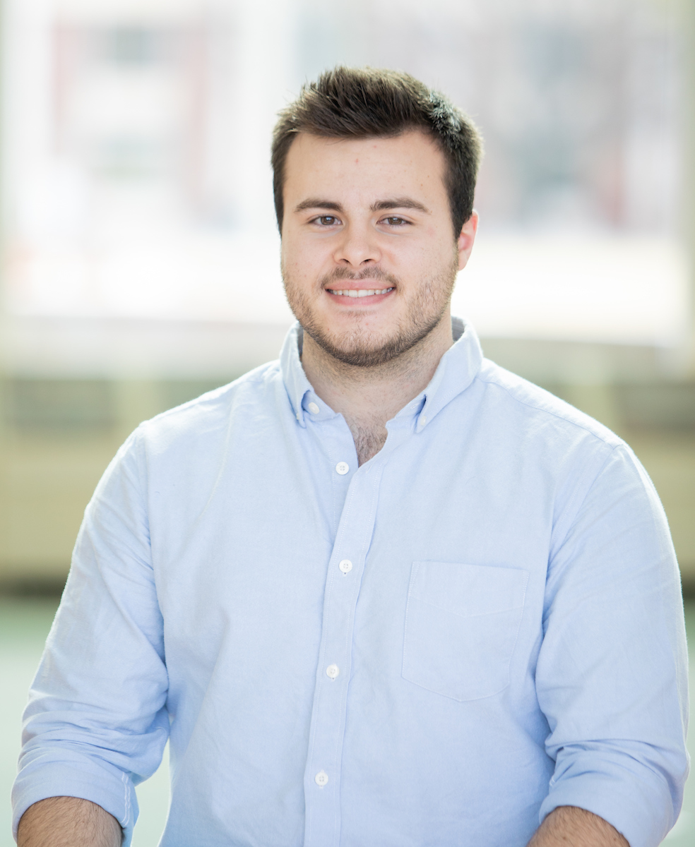 graduate student Caleb Watkins