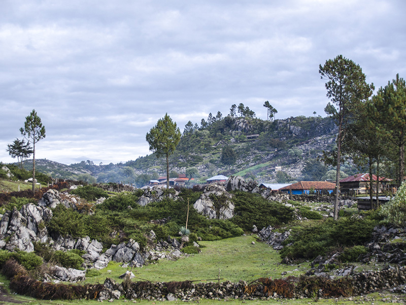 A sceneic picture of Guatamala. Okstate Engineers Without Borders has worked in Guatamala for the last three years.