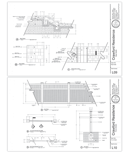 LA 4894 Construction 3 - Crawford Residence Construction Documentation Packet