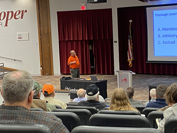 Kevin Shelton talks about pesticide labels.