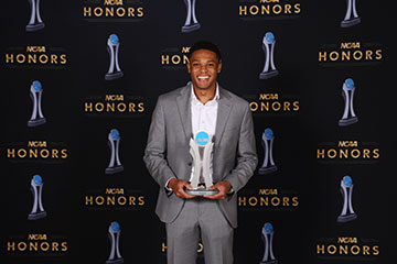 OSU-COM student receives NCAA Impact Award for leadership and athletic achievement